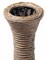 38-inch Tall Artificial Rattan Floor Vase in Elegant Beige - Statement Piece for Living Room Decor, Entryway, or Hallway - Versatile Home Accent for Dried or Silk Floral Arrangements